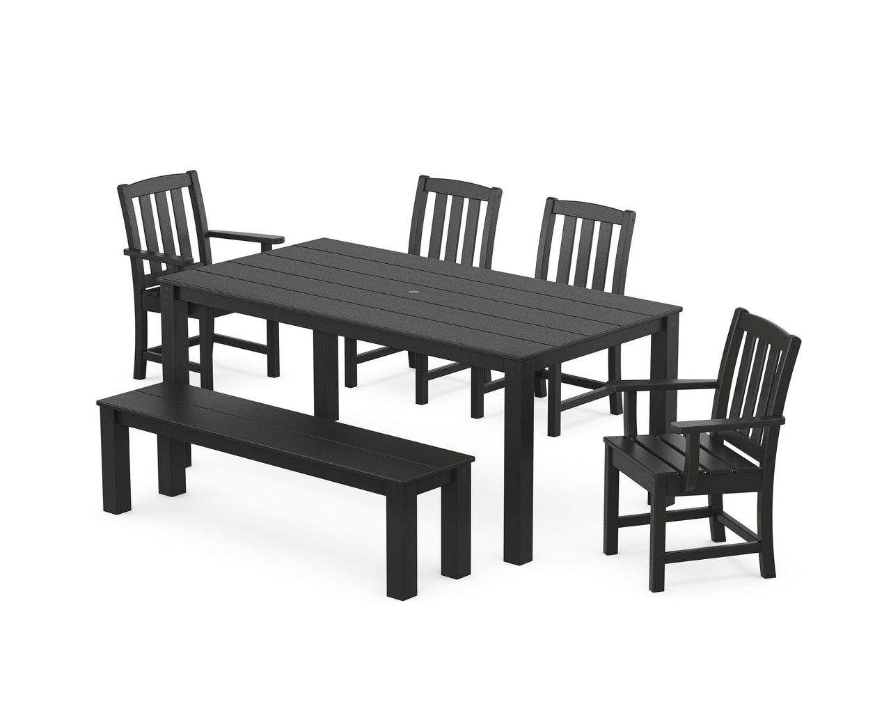 Trex Cape Cod 6-Piece Parsons Dining Set with Bench