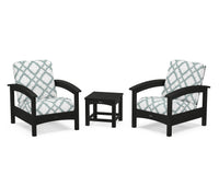 Thumbnail for Trex Rockport Club 3-Piece Deep Seating Conversation Set