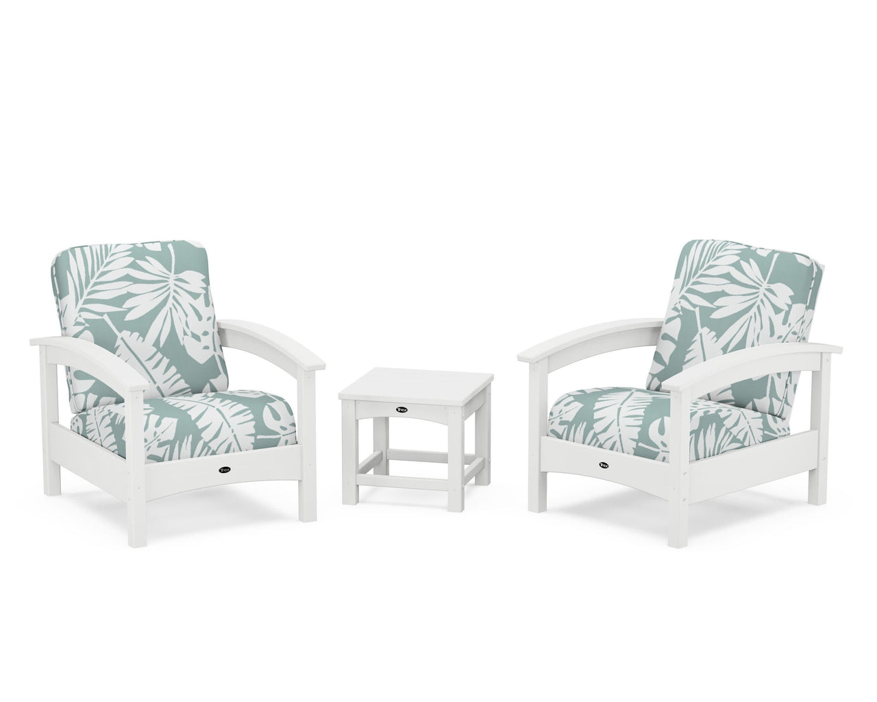 Trex Rockport Club 3-Piece Deep Seating Conversation Set