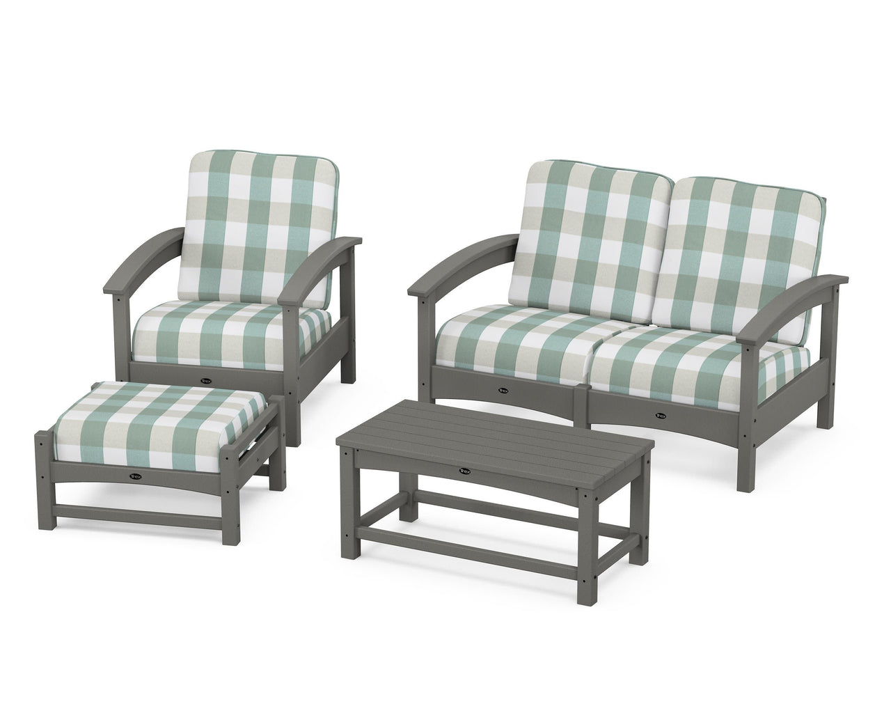 Trex Rockport 4-Piece Deep Seating Conversation Group