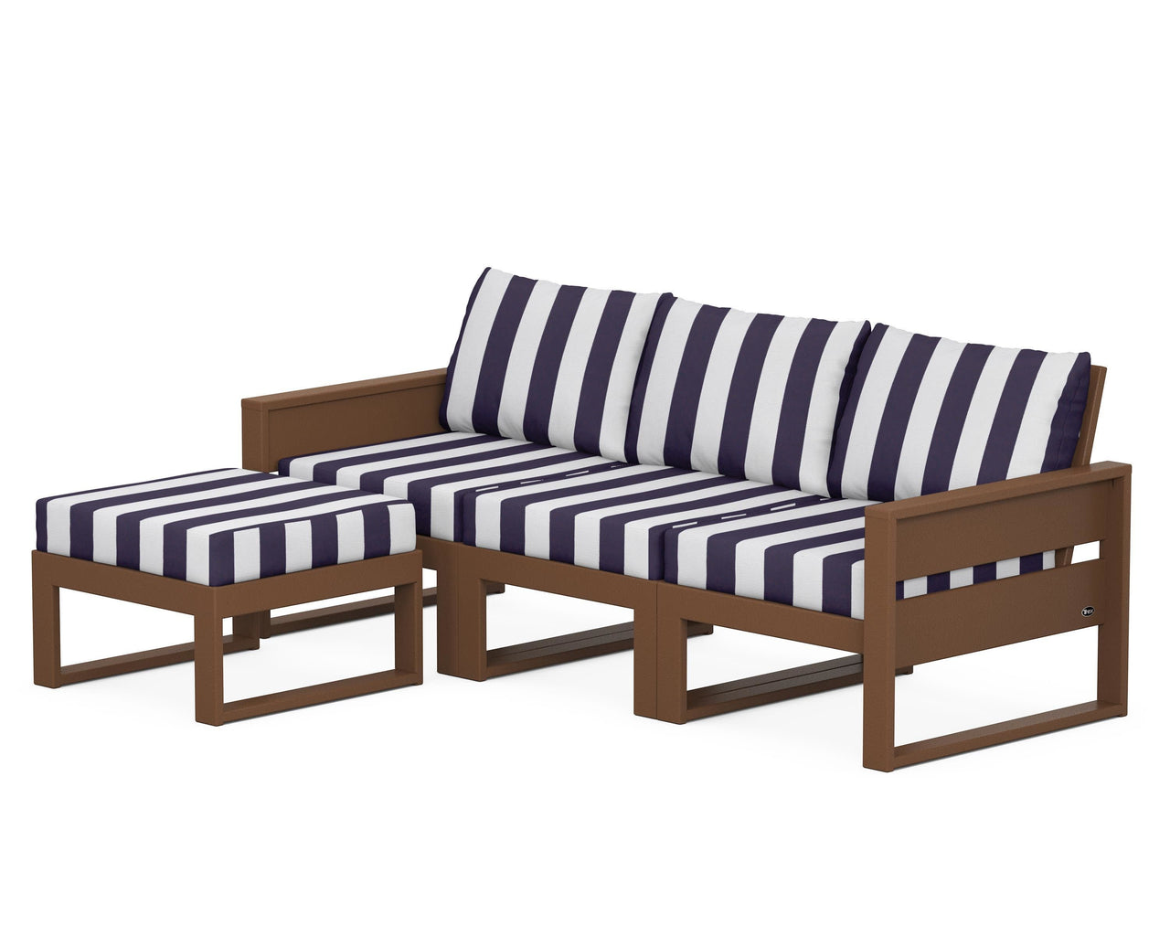 Trex Eastport 4- Piece Sectional with Ottoman