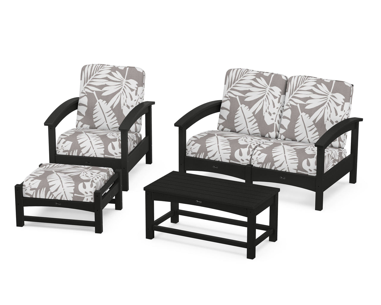 Trex Rockport 4-Piece Deep Seating Conversation Group