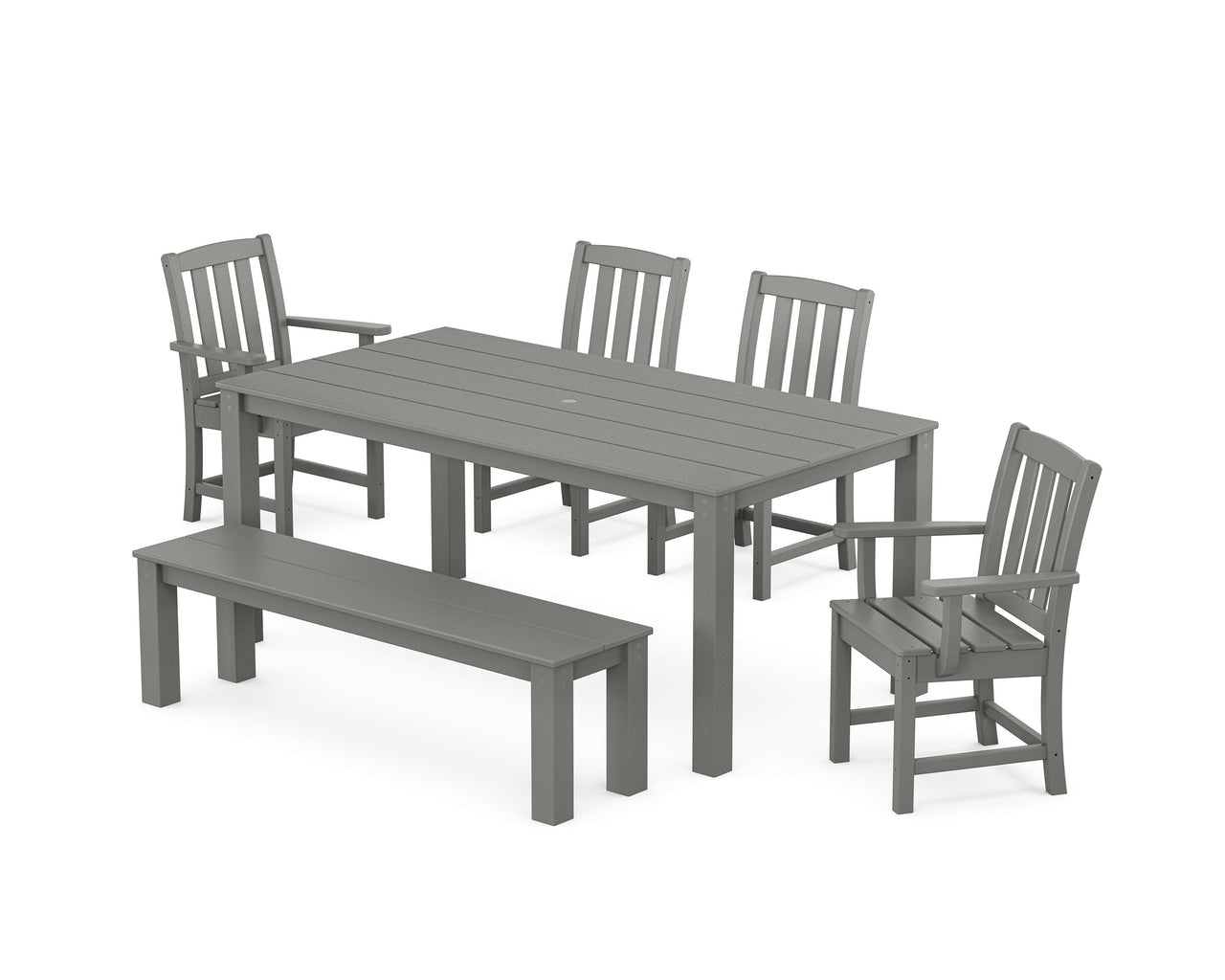 Trex Cape Cod 6-Piece Parsons Dining Set with Bench