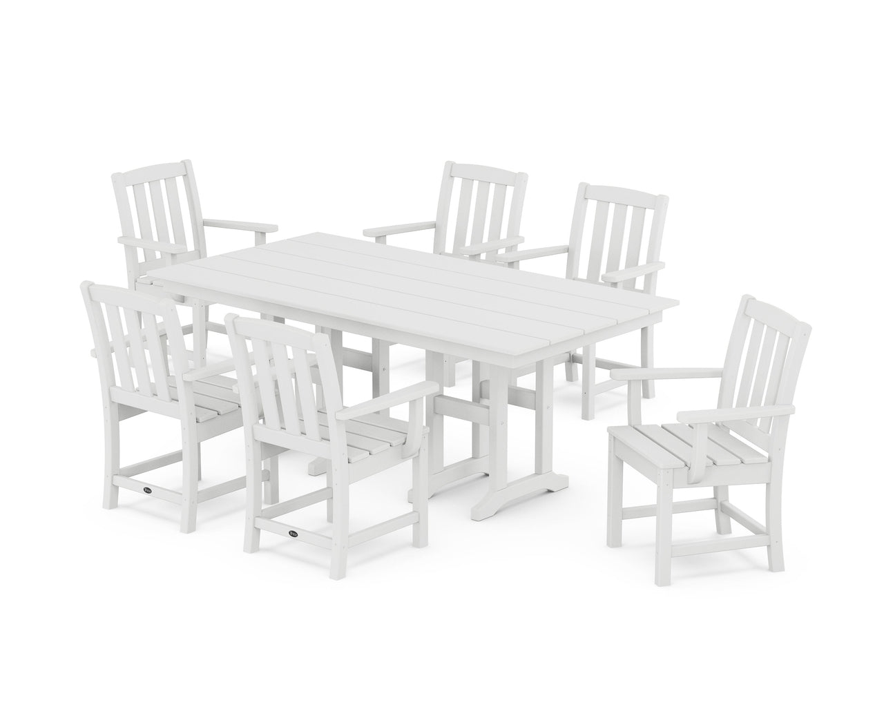 Trex Cape Cod Arm Chair 7-Piece Farmhouse Dining Set