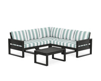 Thumbnail for Trex Eastport 6-Piece Deep Seating Sectional + Coffee Table Set