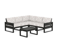 Thumbnail for Trex Eastport 6-Piece Deep Seating Sectional + Coffee Table Set
