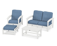 Thumbnail for Trex Rockport 4-Piece Deep Seating Conversation Group