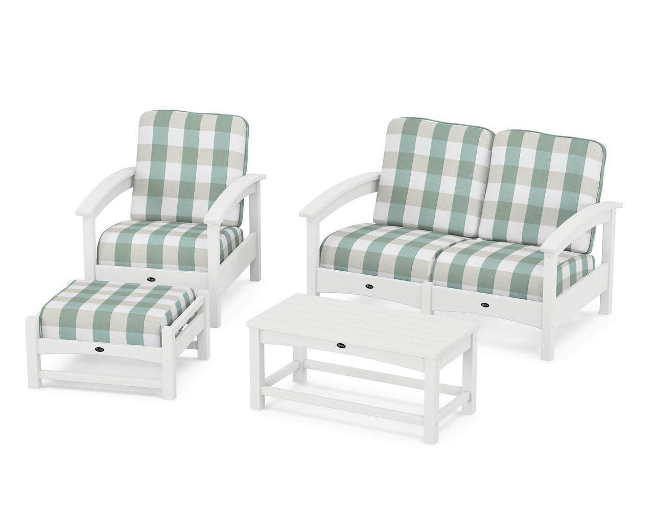 Trex Rockport 4-Piece Deep Seating Conversation Group