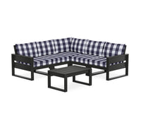 Thumbnail for Trex Eastport 6-Piece Deep Seating Sectional + Coffee Table Set