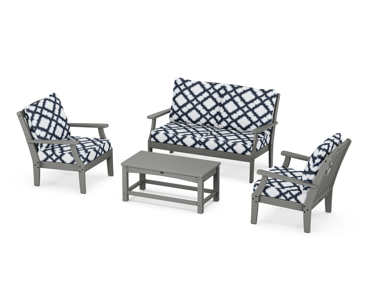 Trex Yacht Club 4-Piece Deep Seating Chair Set
