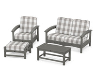 Thumbnail for Trex Rockport 4-Piece Deep Seating Conversation Group