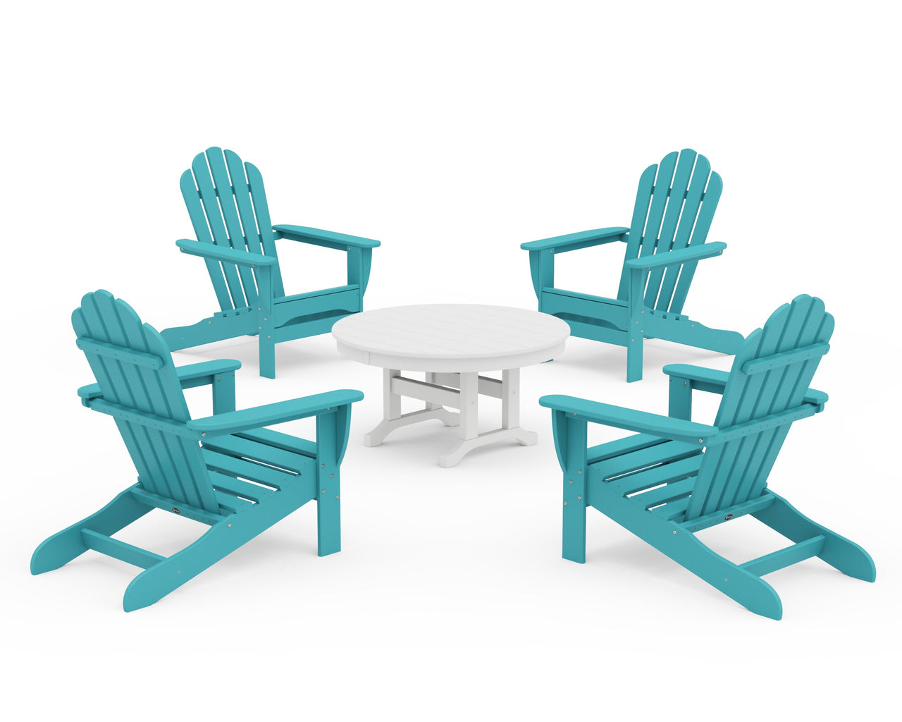 Trex 5-Piece Monterey Bay Adirondack Chair Conversation Group