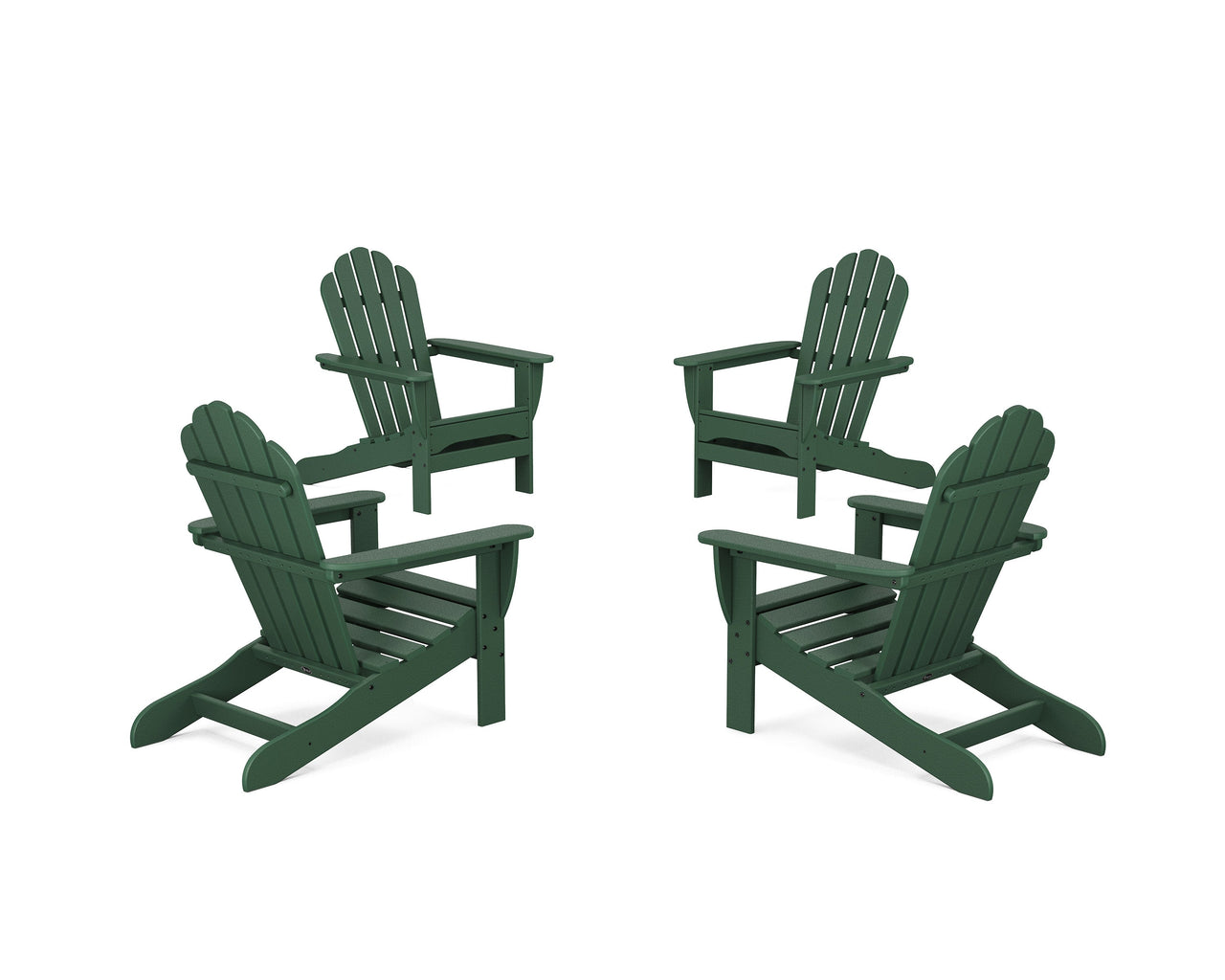 Trex 4-Piece Monterey Bay Adirondack Chair Conversation Set