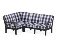 Thumbnail for Trex Yacht Club Modular 4-Piece Deep Seating Set