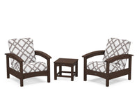 Thumbnail for Trex Rockport Club 3-Piece Deep Seating Conversation Set