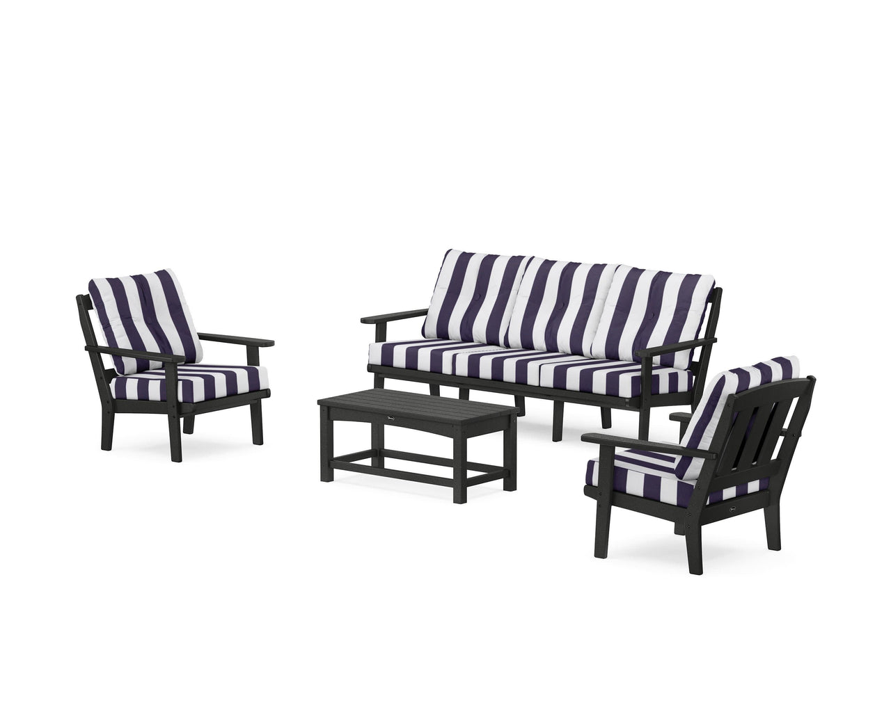 Trex Cape Cod 4-Piece Deep Seating Set with Sofa