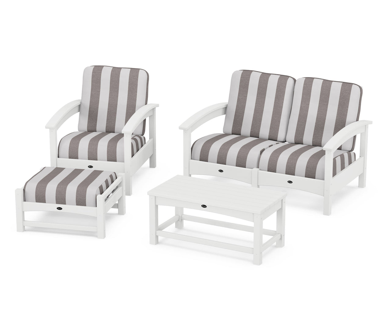 Trex Rockport 4-Piece Deep Seating Conversation Group