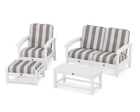 Thumbnail for Trex Rockport 4-Piece Deep Seating Conversation Group
