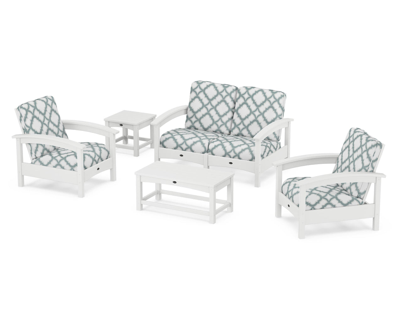 Trex Rockport Club 6-Piece Deep Seating Conversation Set