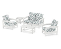 Thumbnail for Trex Rockport Club 6-Piece Deep Seating Conversation Set