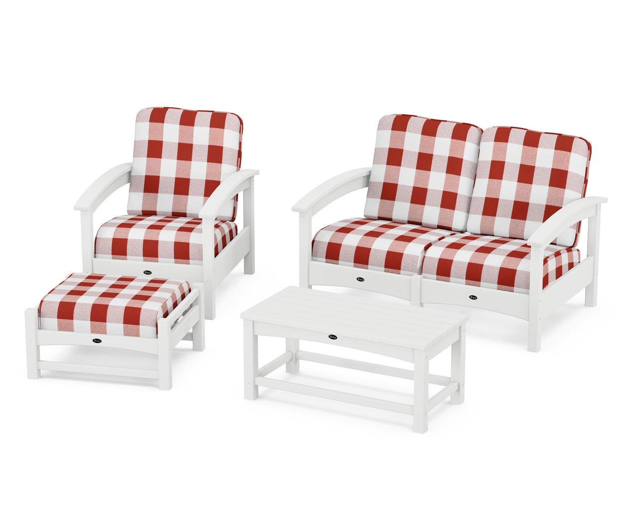 Trex Rockport 4-Piece Deep Seating Conversation Group