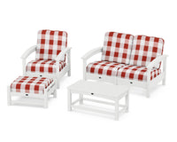 Thumbnail for Trex Rockport 4-Piece Deep Seating Conversation Group
