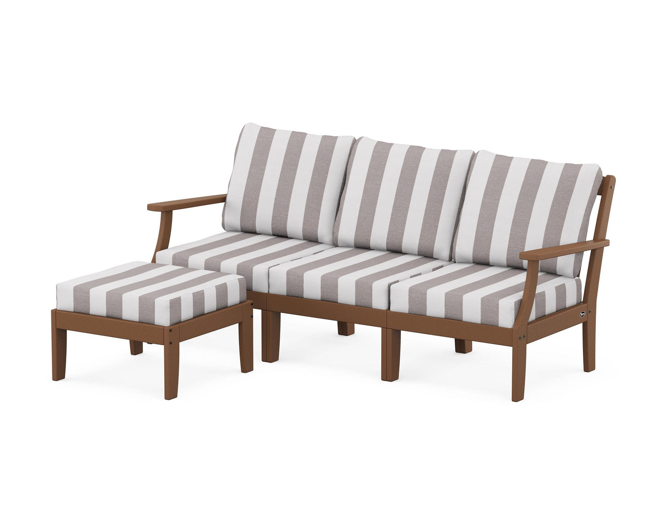 Trex Yacht Club Modular 4-Piece Deep Seating Set with Ottoman