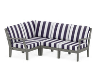 Thumbnail for Trex Yacht Club Modular 4-Piece Deep Seating Set
