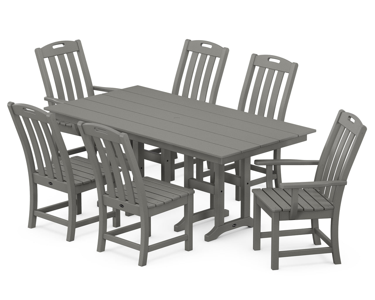 Trex Yacht Club 7-Piece Farmhouse Dining Set