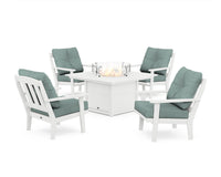 Thumbnail for Trex Cape Cod 5-Piece Deep Seating Set with Fire Pit Table