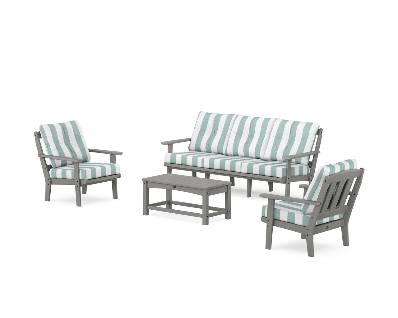 Trex Cape Cod 4-Piece Deep Seating Set with Sofa