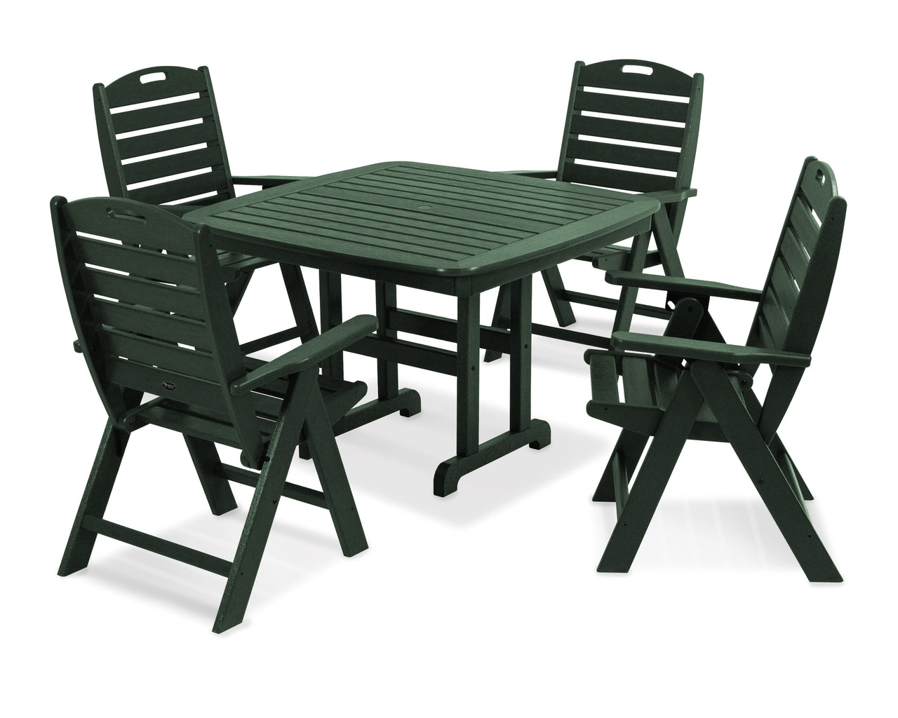 Trex Yacht Club Highback 5-Piece Dining Set