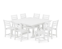 Thumbnail for Trex Monterey Bay 9-Piece Farmhouse Trestle Dining Set