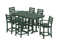 Thumbnail for Trex Monterey Bay 7-Piece Farmhouse Arm Chair Counter Set