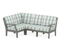 Thumbnail for Trex Yacht Club Modular 4-Piece Deep Seating Set
