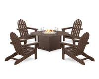 Thumbnail for Trex Cape Cod Adirondack 5-Piece Set with Yacht Club Fire Pit Table