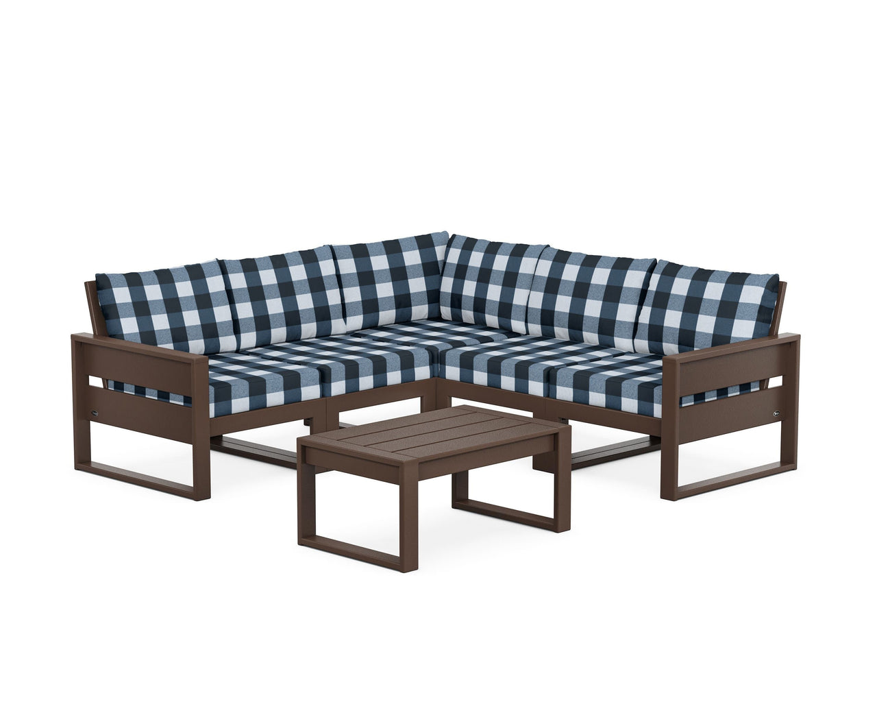 Trex Eastport 6-Piece Deep Seating Sectional + Coffee Table Set
