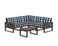 Thumbnail for Trex Eastport 6-Piece Deep Seating Sectional + Coffee Table Set