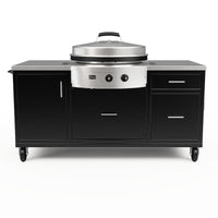 Thumbnail for EVO Onyx Grill Cart W/Affinity 30G Flattop Propane Gas Griddle - 10-0055-LP