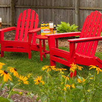 Thumbnail for POLYWOOD Classic Folding Adirondack 3-Piece Set - Sunset Red