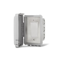 Thumbnail for Infratech Single On/Off Flush Mount Switch With Gang Box And Weatherproof Cover - 14-4410