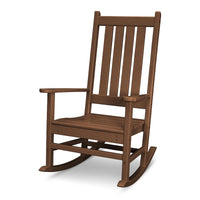 Thumbnail for POLYWOOD Vineyard Porch Rocking Chair in Teak