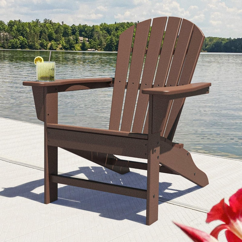 POLYWOOD South Beach Adirondack Chair - Mahogany