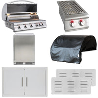 Thumbnail for Blaze Premium LTE 7-Piece 40-Inch Outdoor Kitchen Package - BLZ-5LTE2-NG-7PC-SC