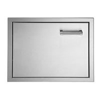 Thumbnail for Delta Heat 22-Inch Left Hinged Stainless Steel Single Access Door - Horizontal - DHAD22L-C