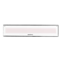 Thumbnail for Bromic Heating Platinum Smart-Heat Marine Grade 50-Inch 3400W Dual Element 240V Electric Infrared Heater - White - BH0320018