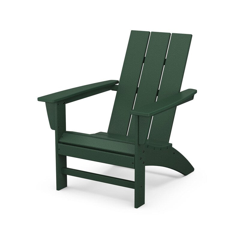 POLYWOOD Modern Adirondack Chair - Green