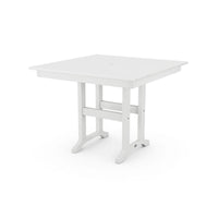 Thumbnail for POLYWOOD 37-Inch Farmhouse Dining Table - White