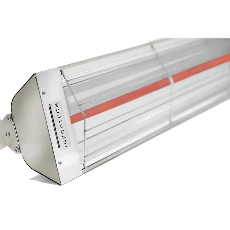 Infratech W-Series 61 1/4-Inch 4000W Single Element Electric Infrared Patio Heater - 240V - Stainless Steel - W4024SS