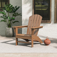 Thumbnail for POLYWOOD Nautical Adirondack Chair - Teak